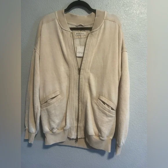 NEW Free People Robby Bomber in the color nomadic desert